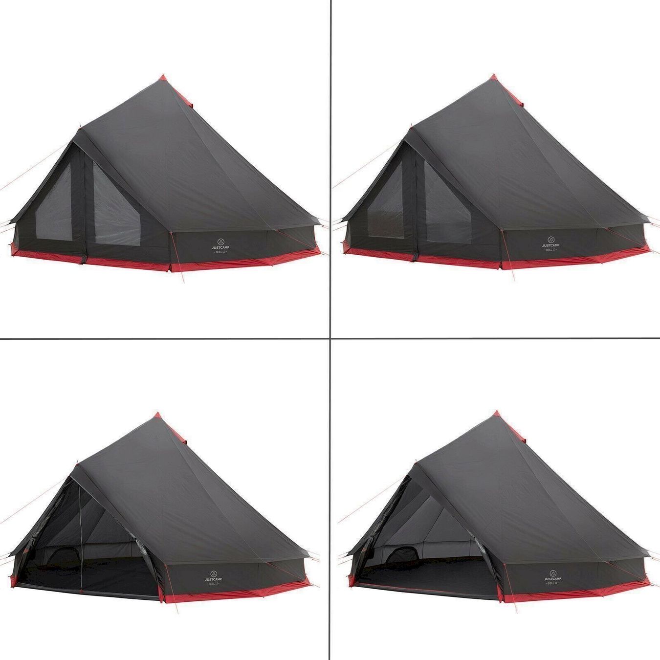 Zelte: JUSTCAMP Bell 12 Tipi Gruppenzelt – Neu und originalverpackt aus Bottighofen von zaap 3