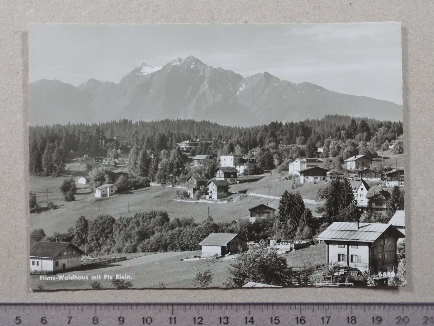Cartoline postali: Flims Waldhaus, Piz Riein – Usato da Lenzburg venduto da fh1