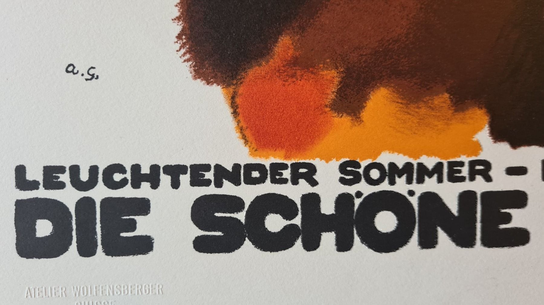 Grafica & Litografie: Augusto Giacometti Lithogr. 1930 Nachdr. – Usato da Emmenbrücke venduto da Kunstankaufverkauf9 2