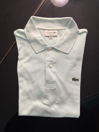 Polo LACOSTE bleu ciel taille XL (t6) NEUF