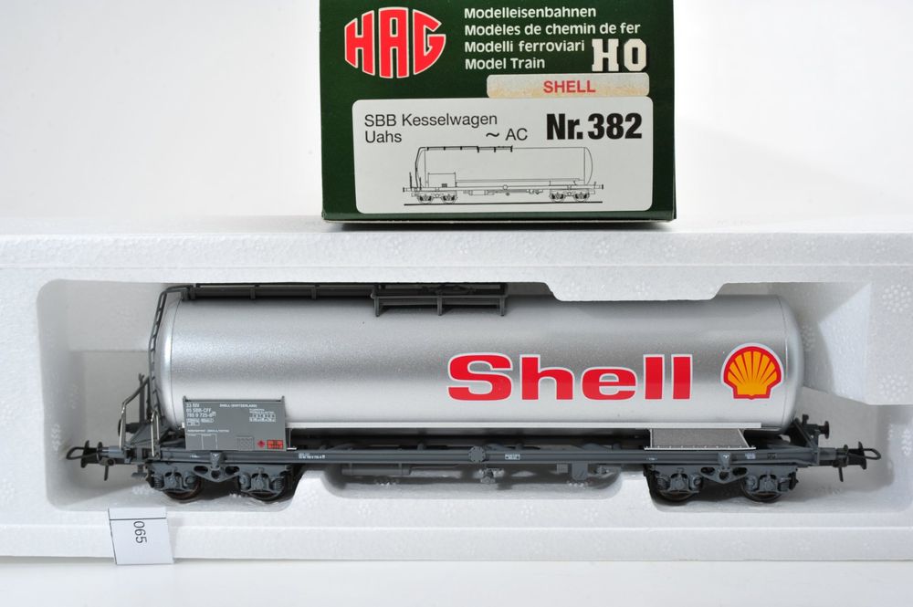 HAG 382 SBB Kesselwagen Shell, AC OVP (Neu (gemäss Beschreibung)) in ...