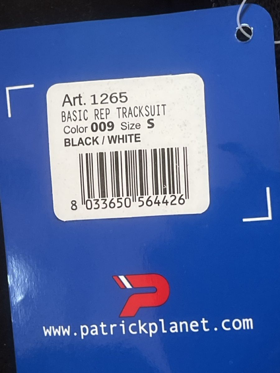 Anzüge, Sport- & Funktionsanzüge: Patrick Trainingsanzug Basic Rep schwarz weiss Grösse S – Neu und originalverpackt aus Wettingen von Kawasaki987 2