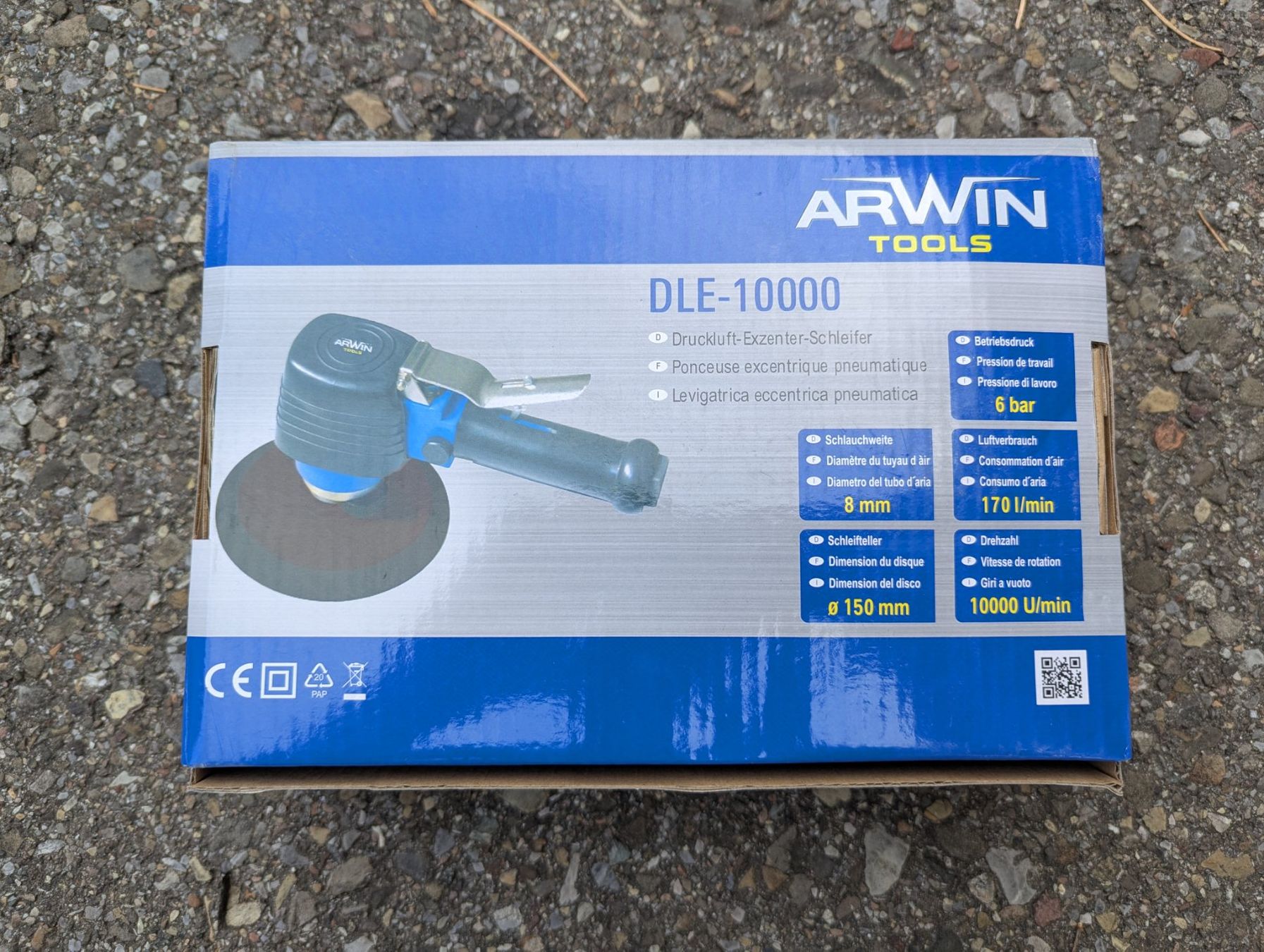 Smerigliatrici & Lucidatrici: Arwin DLE-10000 Druckluft-Exzenter-Schleifer – Nuovo (secondo la descrizione) da Amriswil venduto da K8D