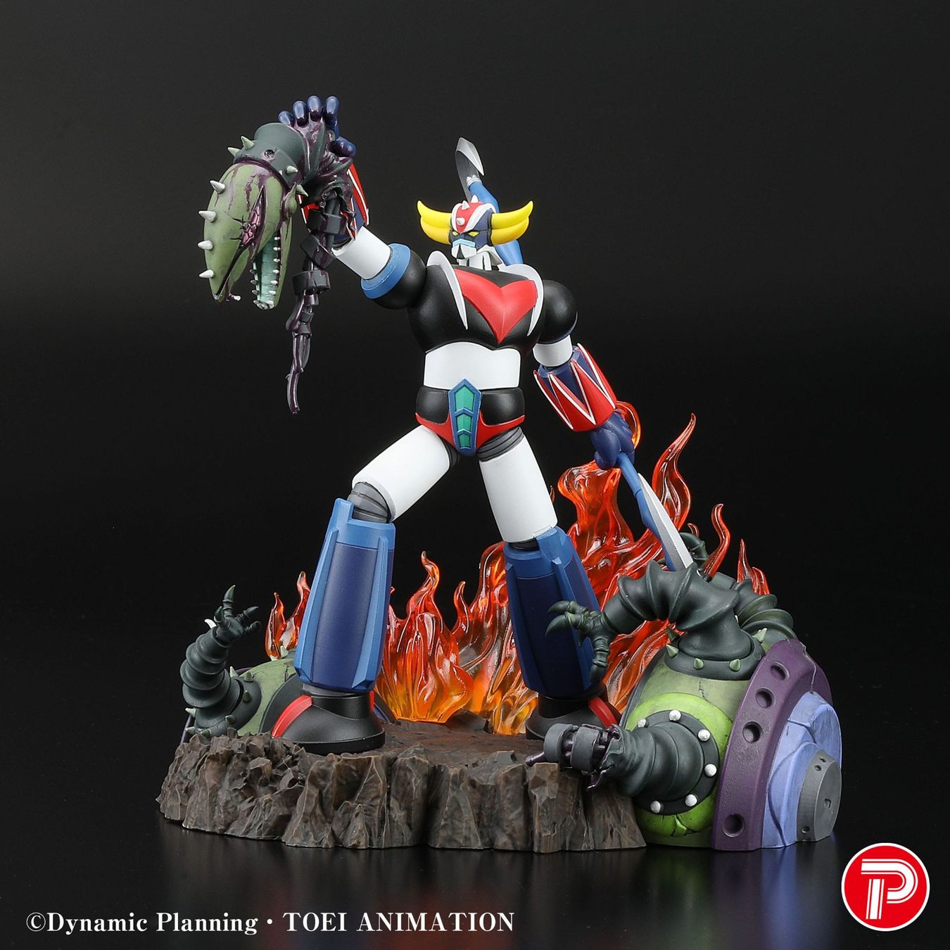 Statuette: Grendizer Scene Selection 01 Grendizer a cry of Victory 14cm – Nuovo e nell'imballaggio originale da St-Imier venduto da ATTAKSHOP