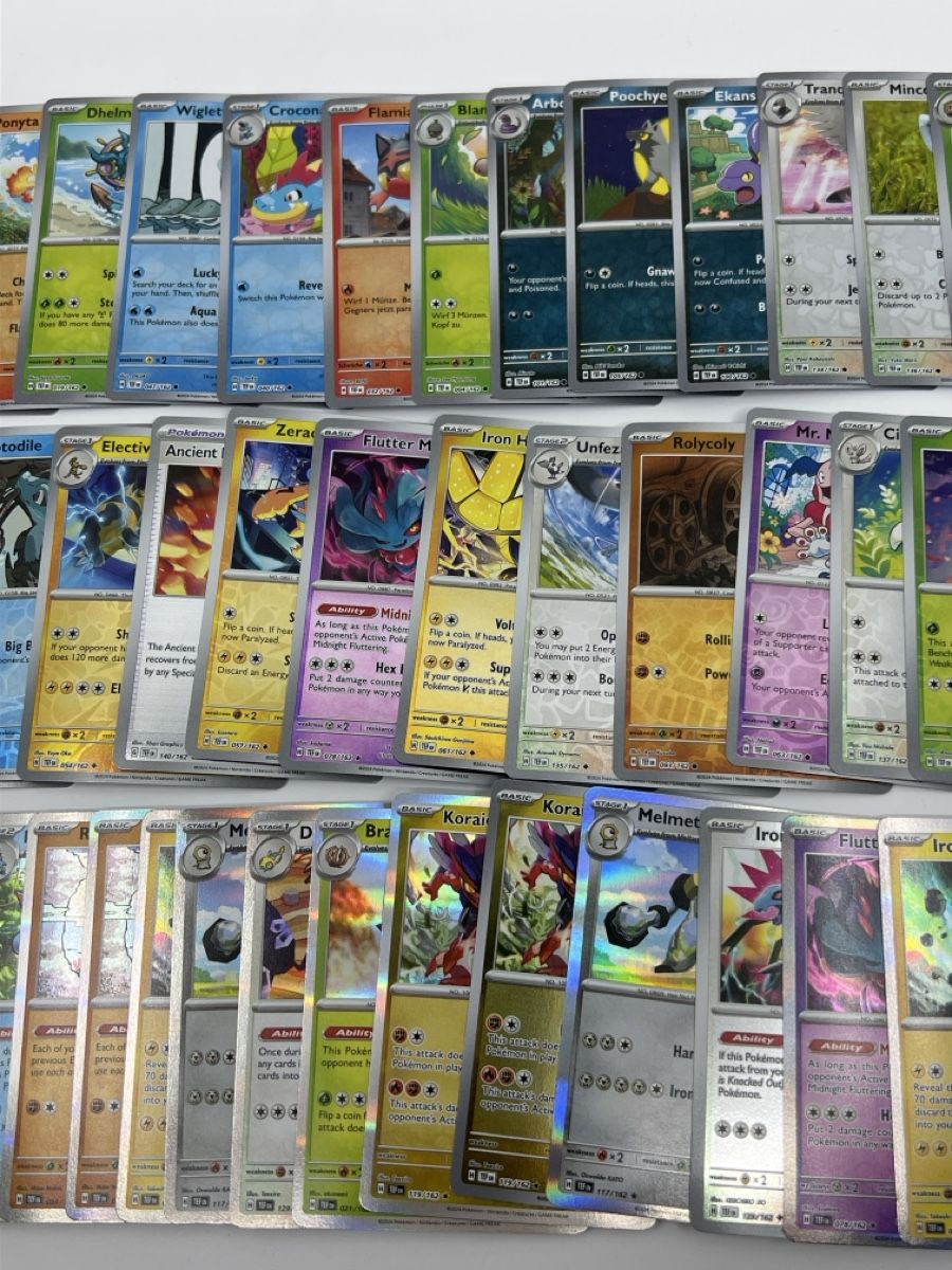 Pokémon Sammelbilder & Trading cards: 46 Pokemon Karten Reverse und Holo von 2024 Temporal Forces  – Gebraucht aus Diegten von 5shop7 2