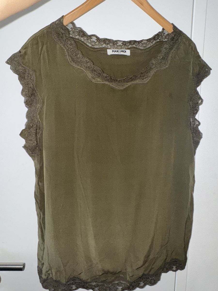 Max & Moi Tops: Seiden Top Spitze Max & Moi Paris – Gebraucht aus Obfelden von cesarina10