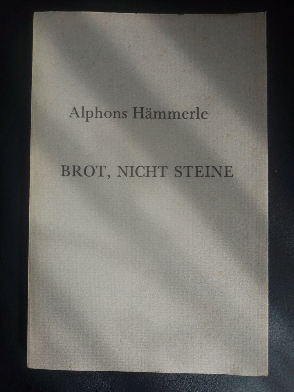 Libri: Brot, nicht Steine – Usato da Bassersdorf venduto da elm_f9sw