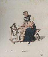 Aargau Spinnrad Tracht von König
