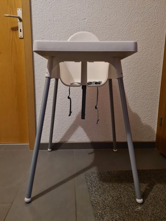 Produktbild von IKEA Antilop Hochstuhl Mit Tablett - Weißer Kinderhochstuhl Bis 15kg