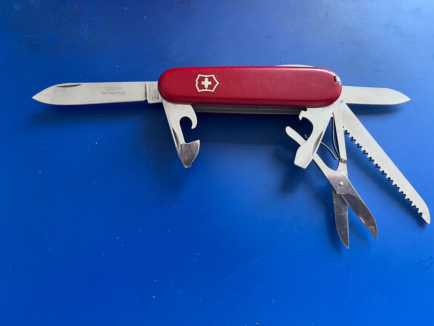 Victorinox Coltelli tascabile: Victorinox Messer mit Werbung auf Klinge – Usato da Dintikon venduto da Redgar58 4