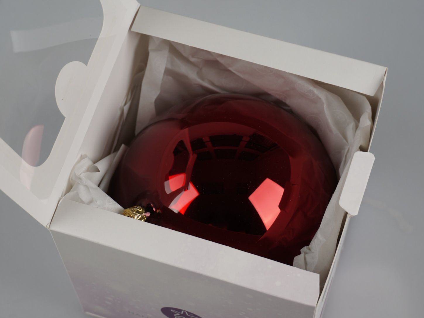 Tutte le decorazioni: 3x INGE-GLAS Weihnachtskugel Imperialrot Glanz 5" – Nuovo (secondo la descrizione) da Rüti ZH venduto da Restwert_Rueti_ZH 4
