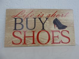 Schild als Postkarte