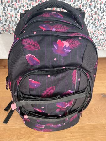 Schulrucksack Satch floral pink Grösse 33 cm guter Zustand