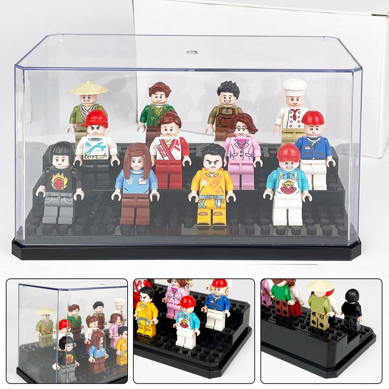 Lego Kit di costruzioni: 2 stk - Lego Minifigure Display Case – Nuovo (secondo la descrizione) da Glattbrugg venduto da har_jgc7 1