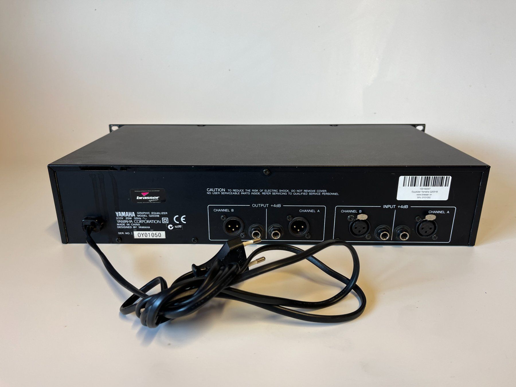 Yamaha Equalizzatori: Yamaha Graphic Equalizer, Modell Q2031B – Usato da Zizers venduto da fiduciar 1