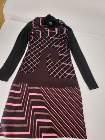 Custo Barcelona Edel Kleid Grösse 4 Bamboo acrylic elast mix