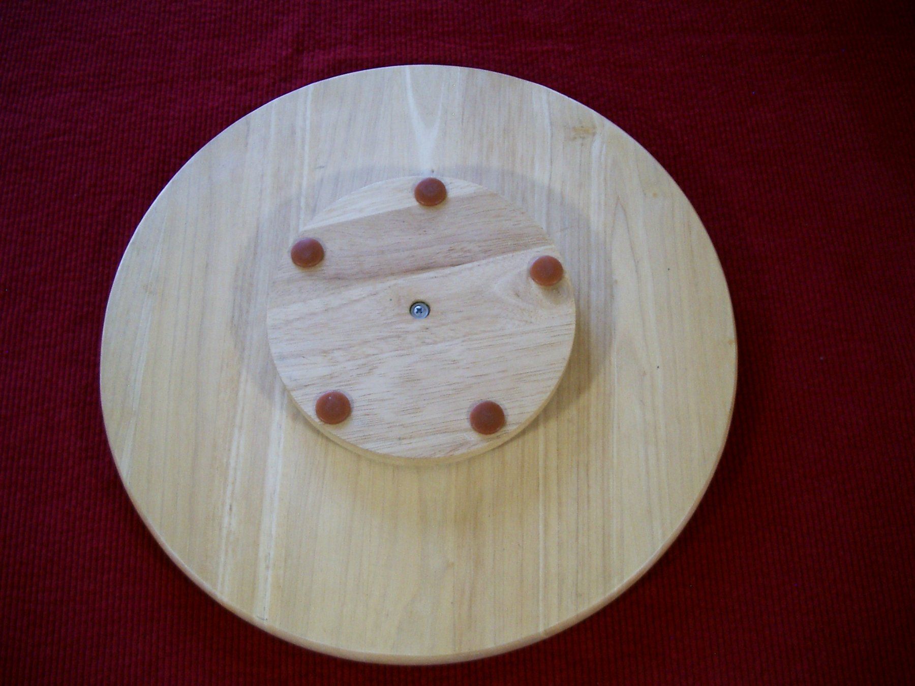 Servierplatten: Drehbare Servierplatte aus Holz 38cm – Gebraucht aus Laupen ZH von tonisculati 1
