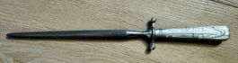 Antiker Wetzstahl F. Dick Jugendstil Messerschleifer