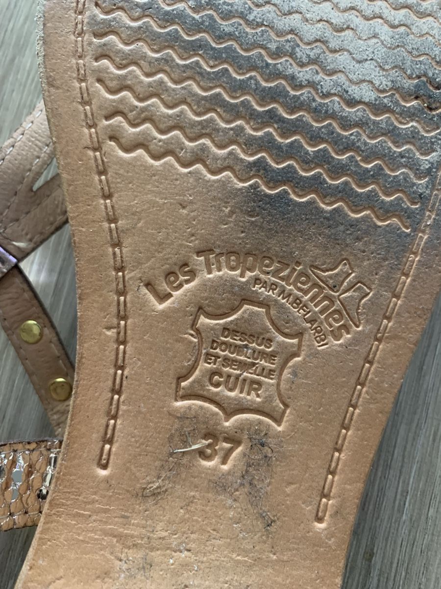 Scarpe da donna: Les Tropeziennes dorées cuir pointure 37 – Usato da Gland venduto da TallyEva 5