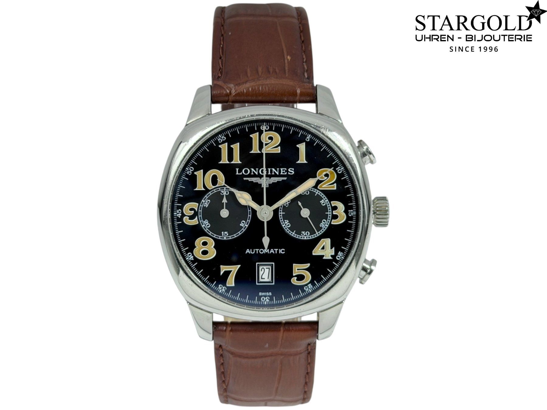 Longines Uhren: Longines Spirit Chronograph - L2.705.4 – Gebraucht aus Zürich von Stargold-Uhren