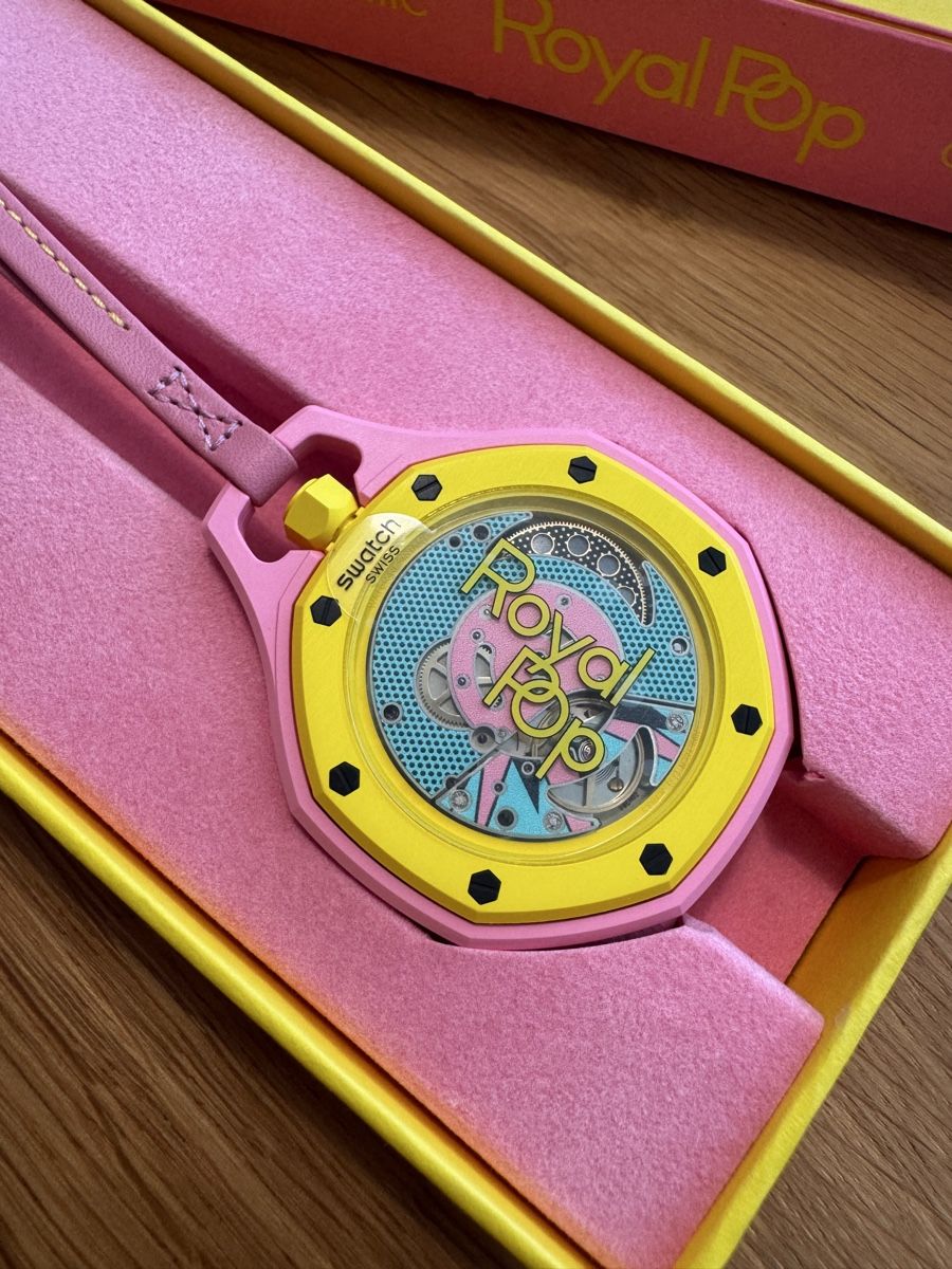 Swatch Orologi: AP x Swatch Royal Pop Otg Roz – Nuovo e nell'imballaggio originale da Neuenhof venduto da miravesna 1