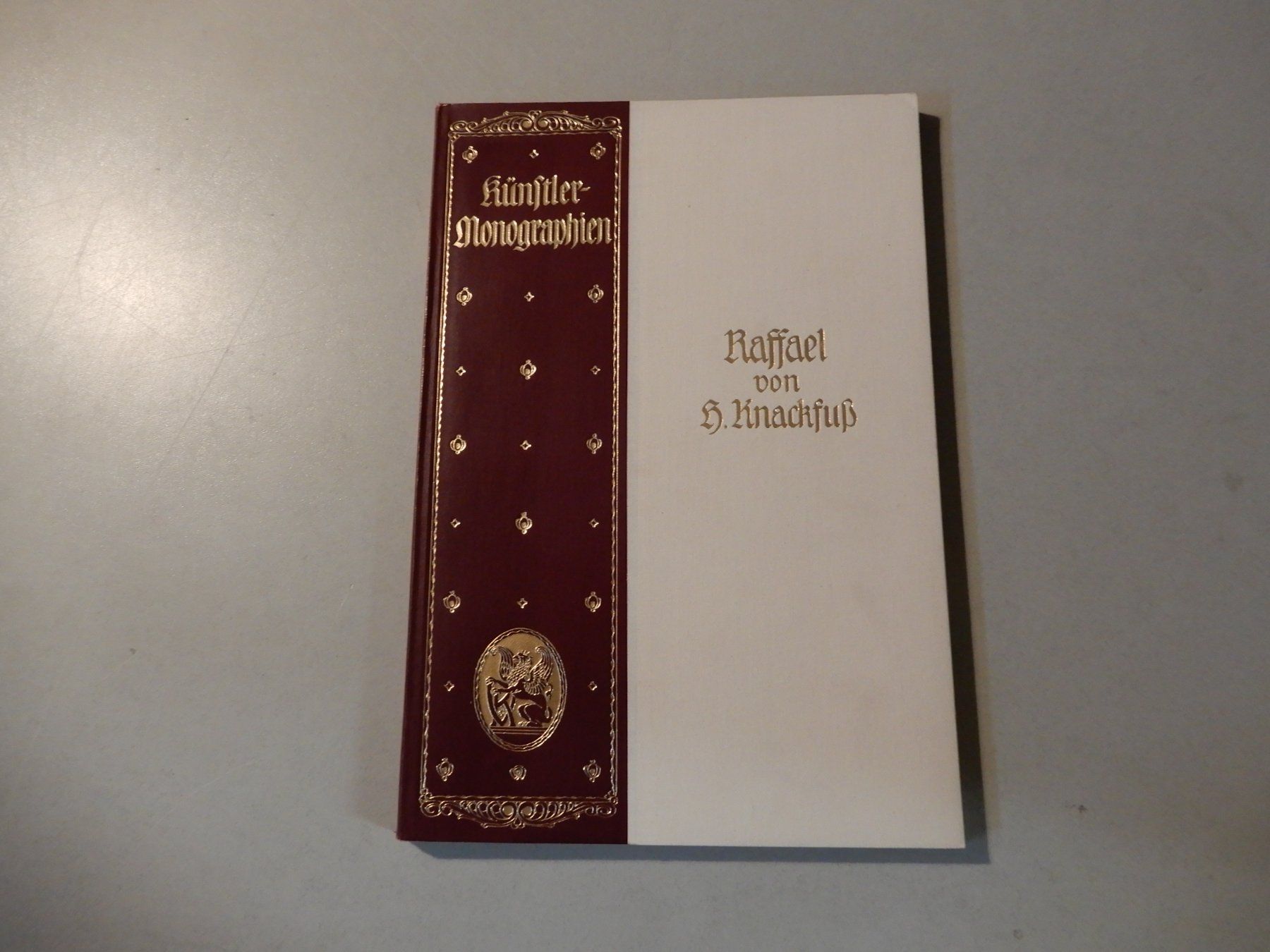 Bücher: Raffael Monographie von Knackfuss, erste Auflage 1908 – Gebraucht aus Erstfeld von Mario_boe0