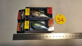 2x Rapala Clackin' Rap Wobbler neu & OVP 8cm 24g Egli