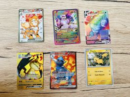 Diverse Pokemon Karten