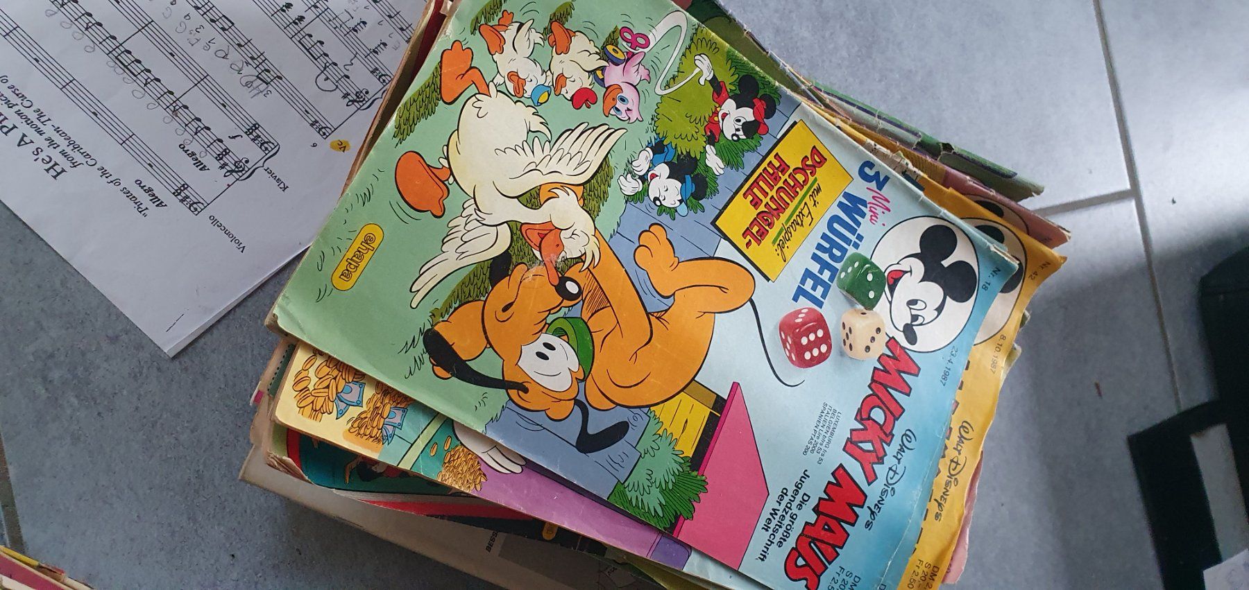 Comics: Micky maus sammlung 2kisten um 1980 – Gebraucht aus Mammern von Iten-chris 2