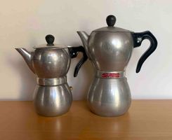 Vintage Italienische Moka Kaffeekocher 2 Stk