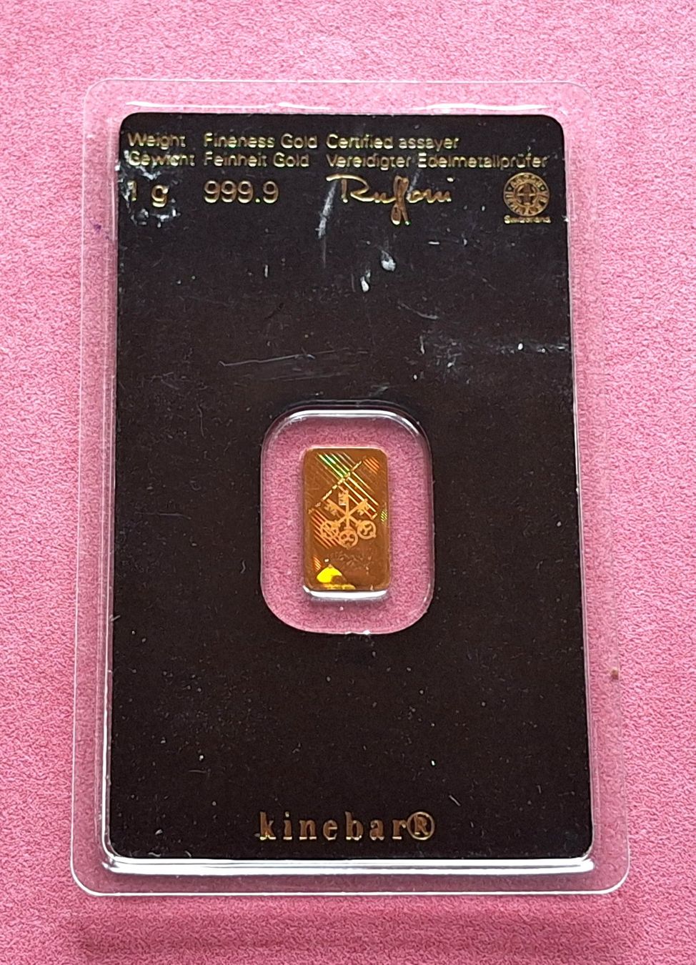 Metalli preziosi: UBS 2012 - 1 GRAMM - N° 507301 – Usato da Boniswil venduto da dpd4coins 1