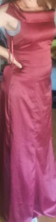 seiden/polyester kleid 