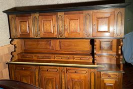 Antiker Buffet-Schrank, Holz, Top Zustand, muss weg!