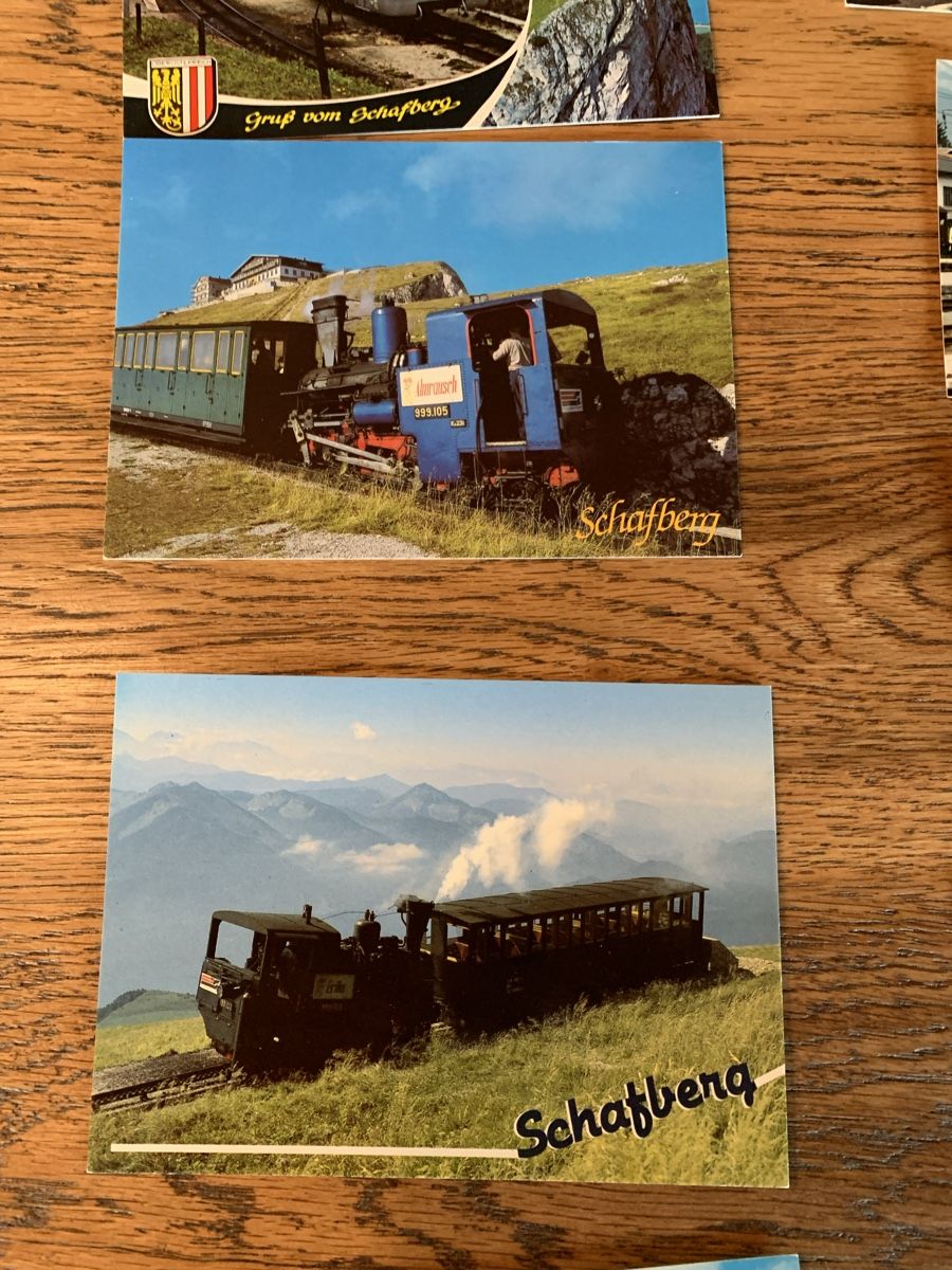 Modellini di ferrovie: Ansichtskarten Achensee und Schafbergbahn, Österreich – Usato da Winden venduto da EmilNeu 8