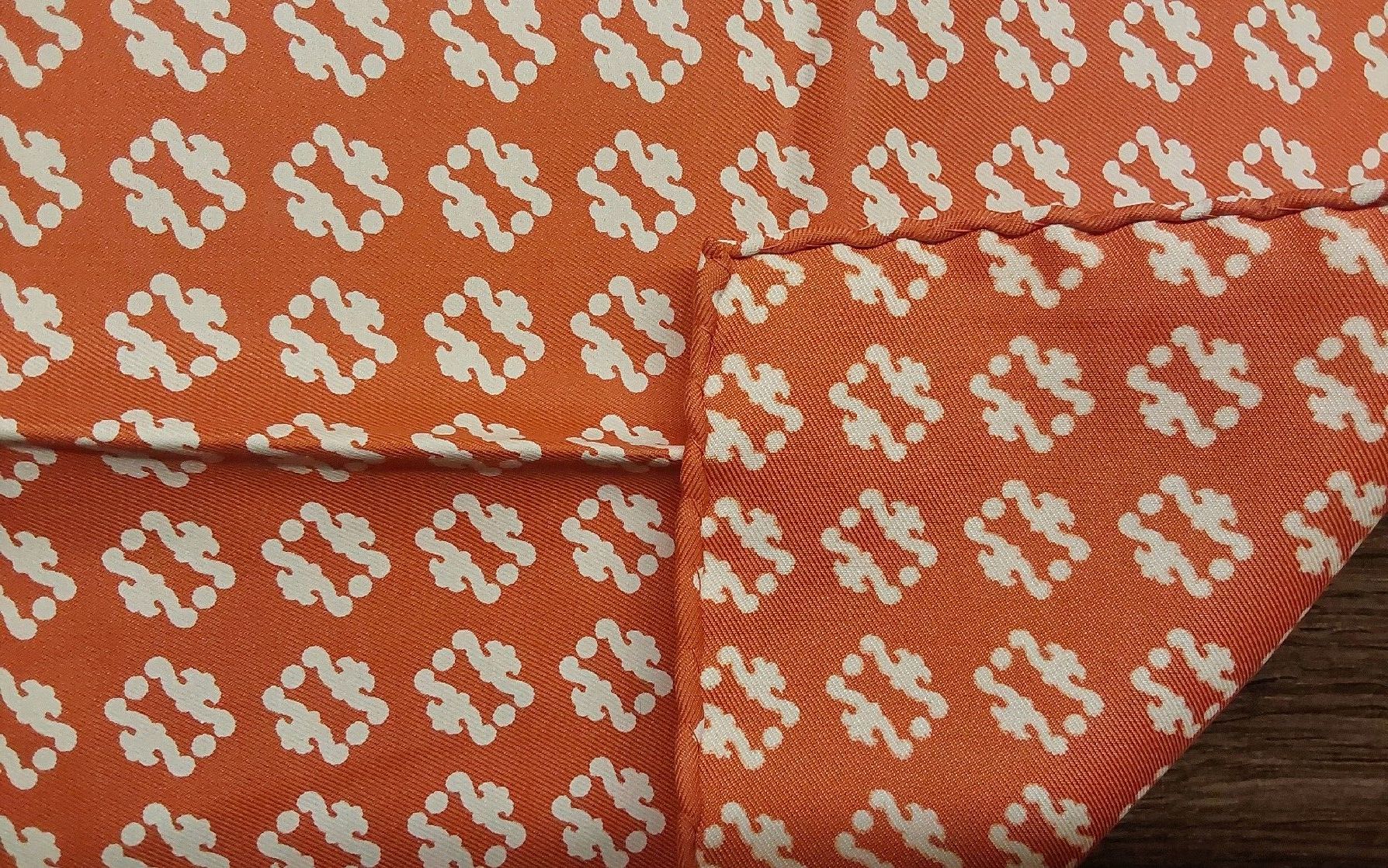 Schals: Pochettli Einstecktuch Seide orange – Neu (gemäss Beschreibung) aus Köniz von scopello12 1