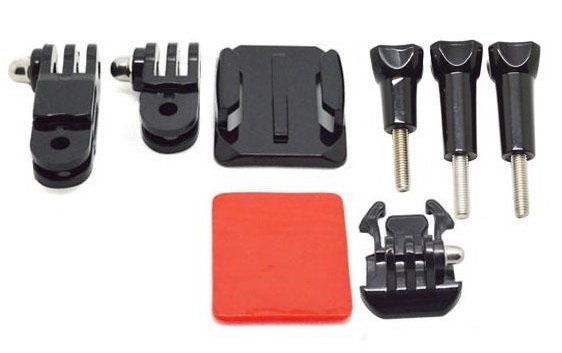 Gopro Treppiedi & Teste: GoPro Helmhalterungs Set – Nuovo (secondo la descrizione) da Pfungen venduto da Famadm 1