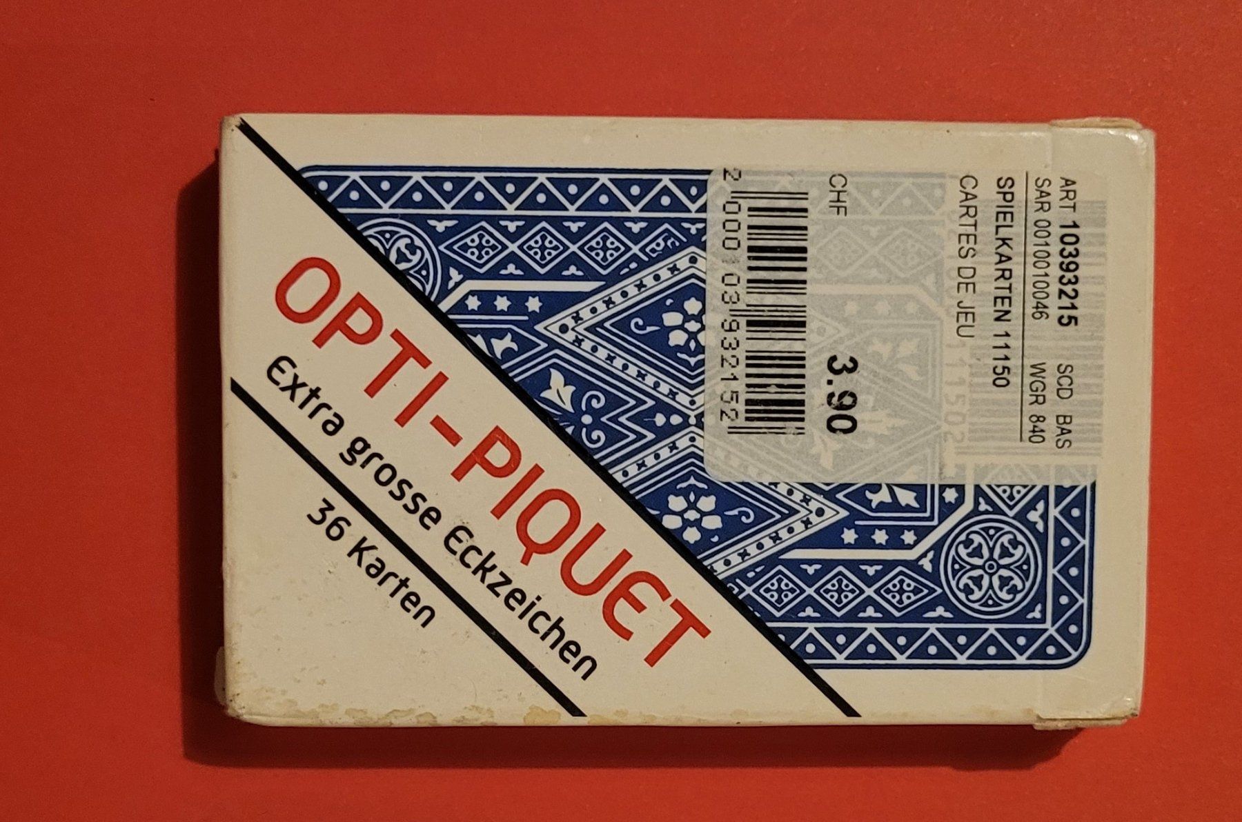 Giochi: Spielkarten - Opti-Piquet – Nuovo (secondo la descrizione) da Zürich venduto da Avd 5