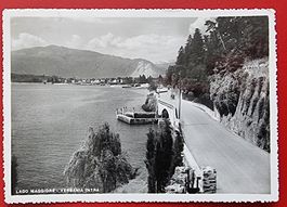 AK ITALIEN ITALIA LAGO MAGGIORE VERBANIA INTRA ZÜRICH 1951