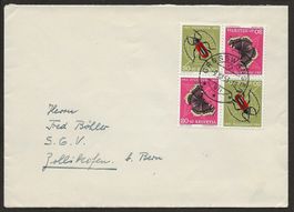 1953 Kehrdruck Herzstück Z41/I Brief GROSSWANGEN Kat. 260.-