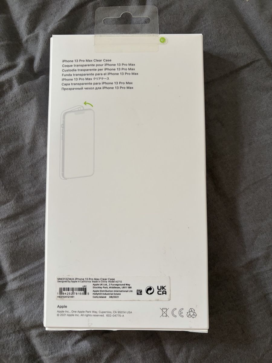 Apple Cover & Protezioni schermo: Apple iPhone 13 Pro Max Clear Case mit MagSafe neu – Nuovo e nell'imballaggio originale da Bern venduto da sas_9h98 1