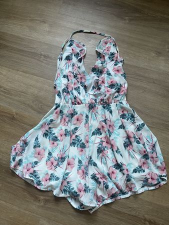 Tally Weijl Jumpsuit Gr XS mit Blumenmuster