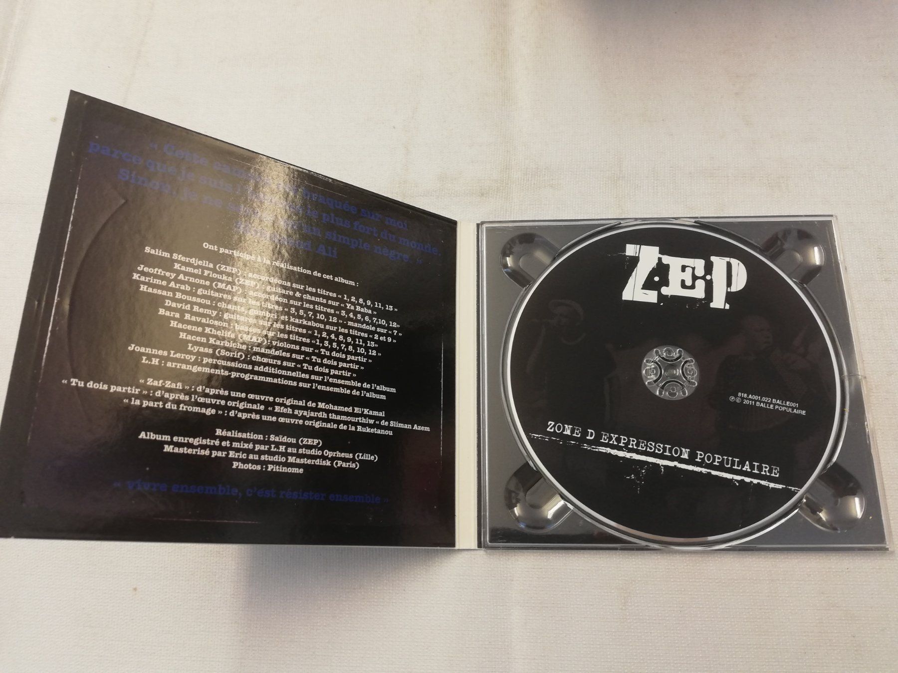 CDs: Z.E.P - ZONE D EXPRESSION POPULAIRE – Gebraucht aus Bern von Vinylsound.ch 2