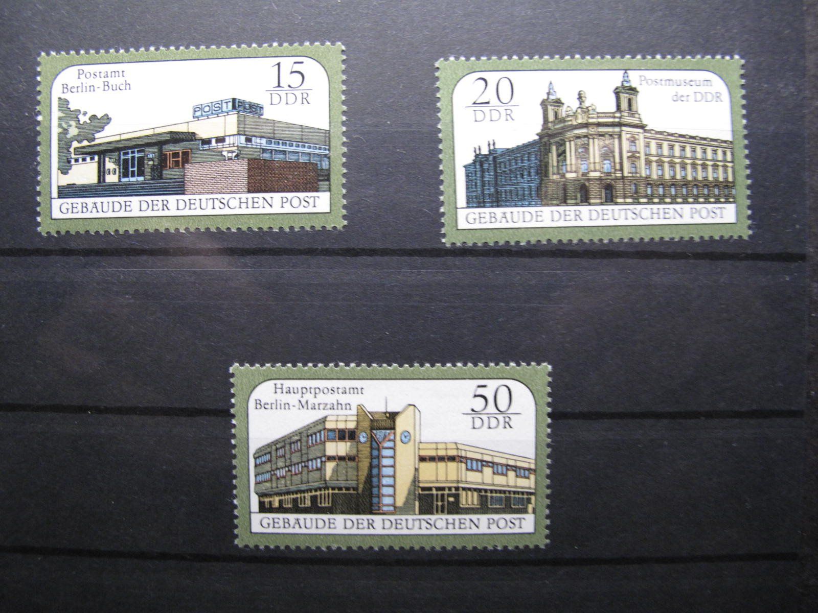 Tous les timbres: DDR 1988 Deutsche Post Gebäude ** – D'occasion à Wil SG par fva01