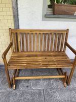 Gartenbank Holz Akazie mit/ohne Schaukelbank 110cm