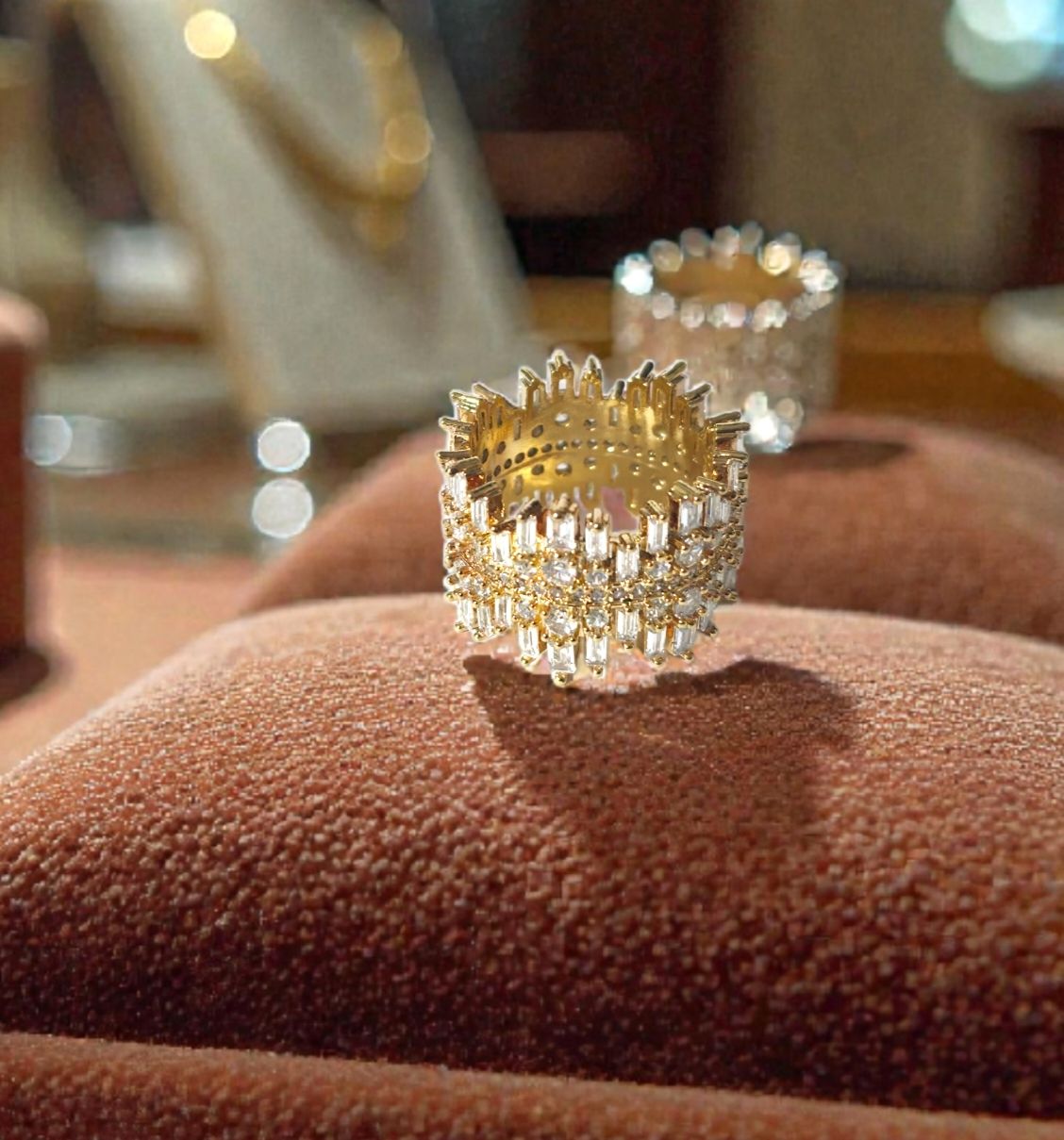 Anelli: Luxus Ring 18k v. garantie – Nuovo e nell'imballaggio originale da Hemmental venduto da Schmuckwelt2