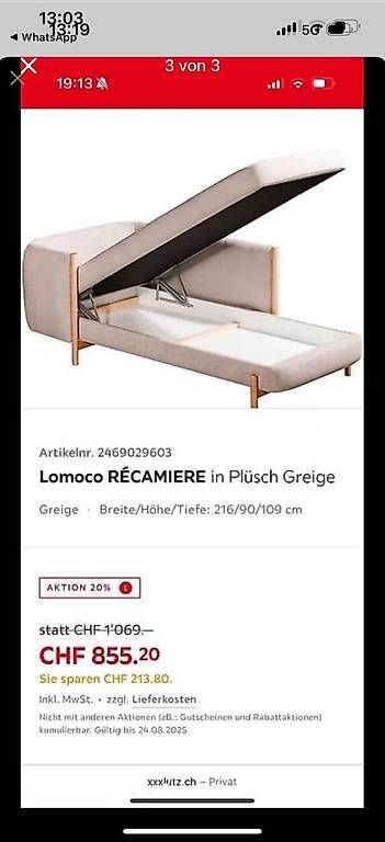 Betten: Gästebett – Gebraucht aus Hägendorf von mar_gcd5 2