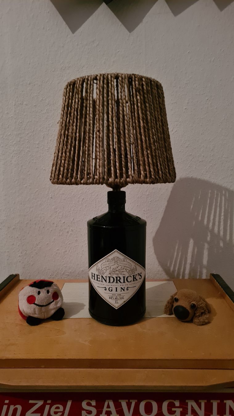 Lampade: Flaschenlampe Hendrick's Gin – Nuovo (secondo la descrizione) da Lenzburg venduto da Tolony 2