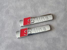 Audi S Line Emblem Logo Kotflügel A1 A2 A3 A4 A5 A6 A7 A8