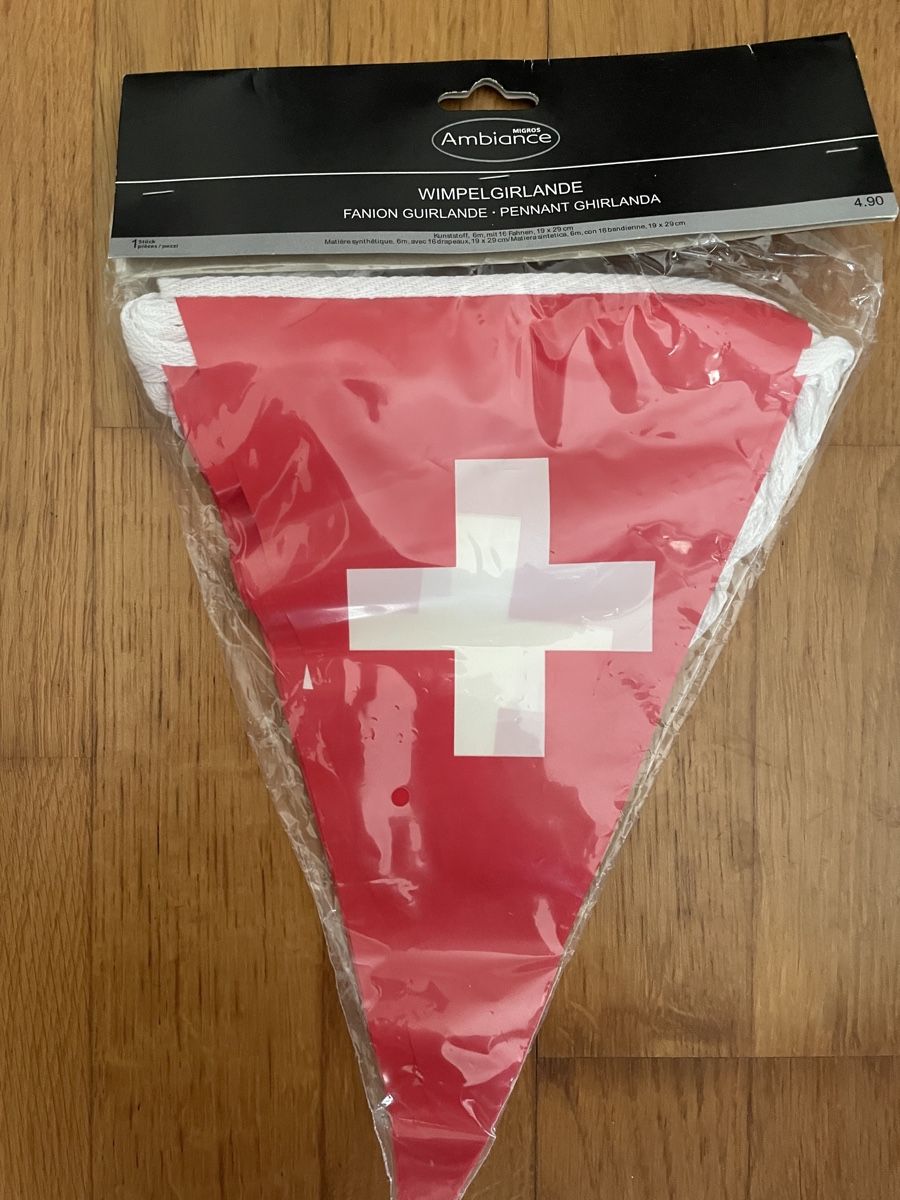 Fahnen: Fahnenketten Schweizerkreuz neu – Neu (gemäss Beschreibung) aus Zürich von silab69 2