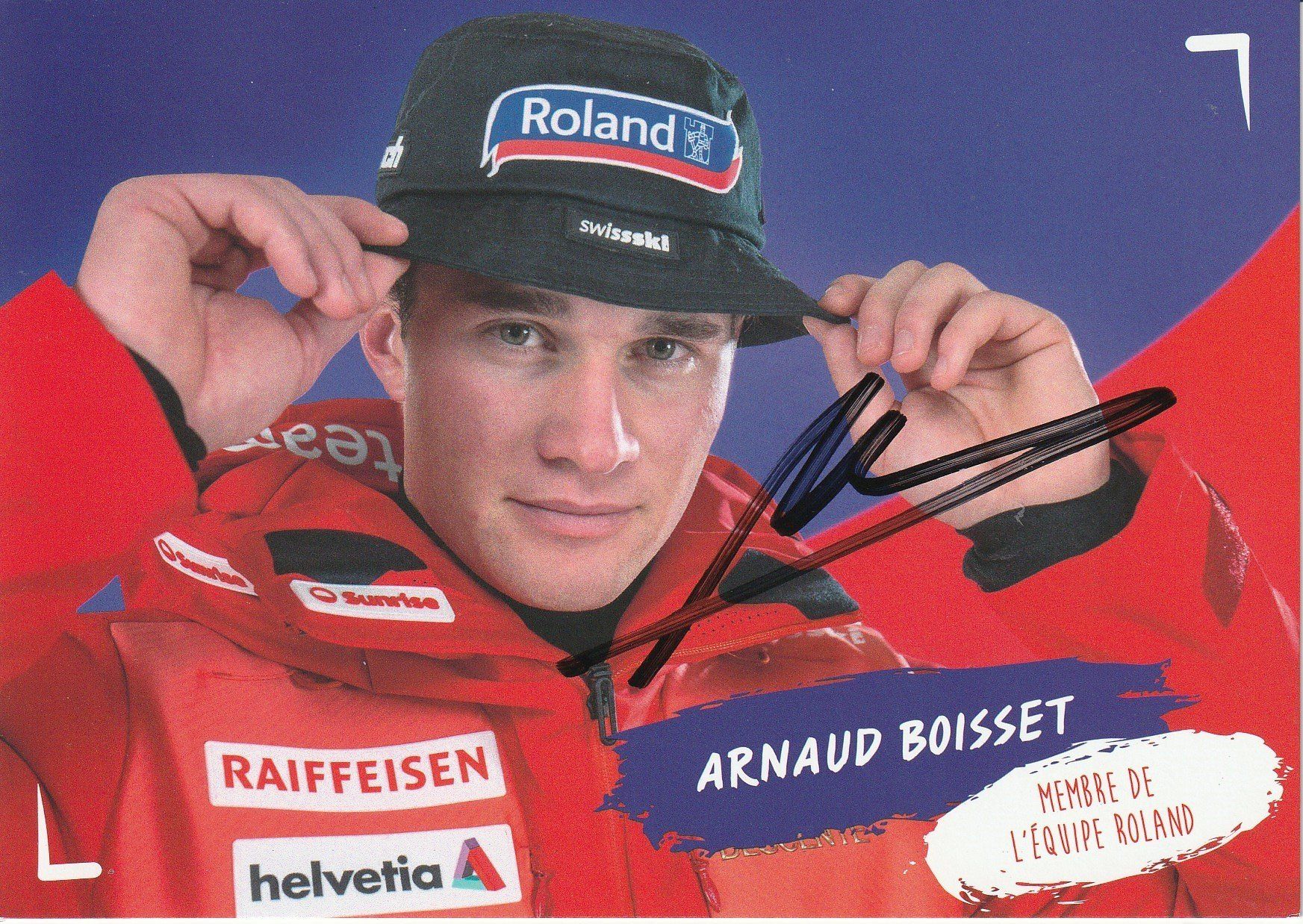 Autografi: Arnaud Boisset / Originalautogramm – Usato da Schwyz venduto da racingautographs